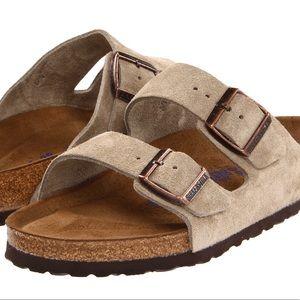Birkenstock Arizona, Taupe Suede